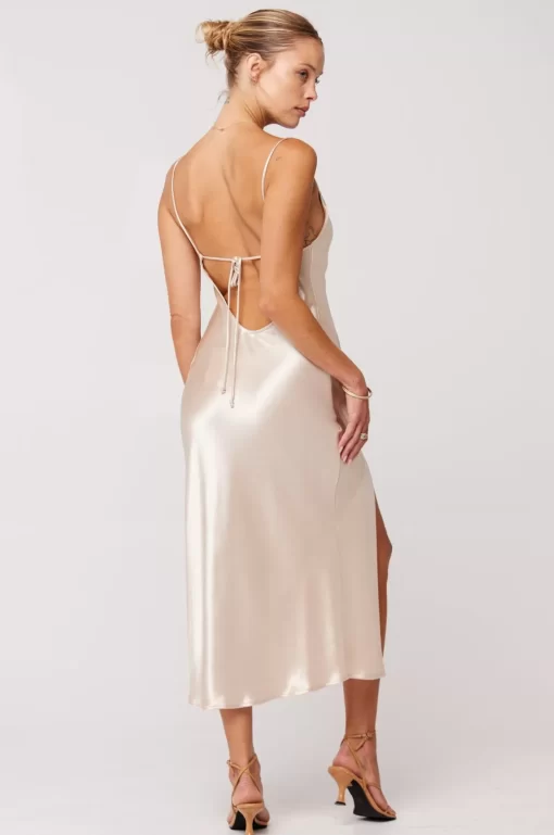 Shop Madison Slip In Champagne Women Dresses