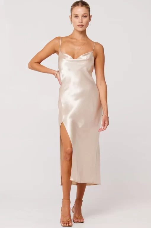 Shop Madison Slip In Champagne Women Dresses