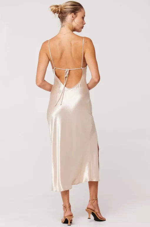 Shop Madison Slip In Champagne Women Dresses