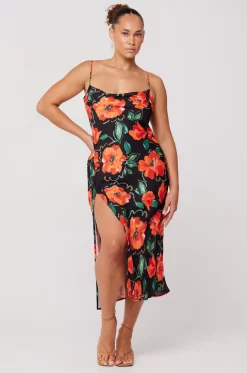 Fashion Madison Slip In Poppy Women Dresses