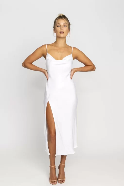 Online Madison Slip In White Women Dresses