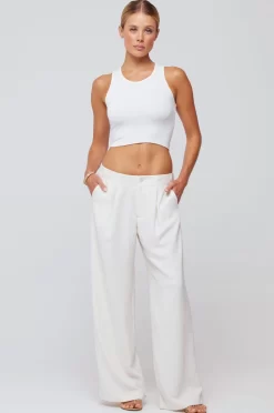 Online Malcolm Trousers In Cream Women Bottoms