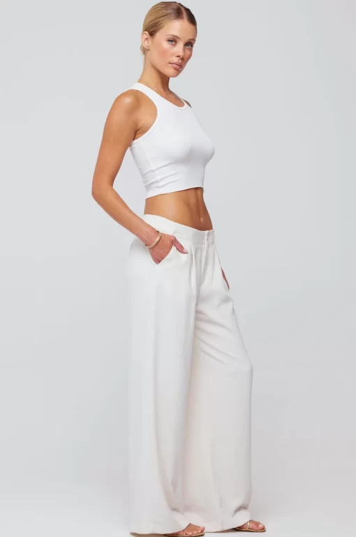 Online Malcolm Trousers In Cream Women Bottoms