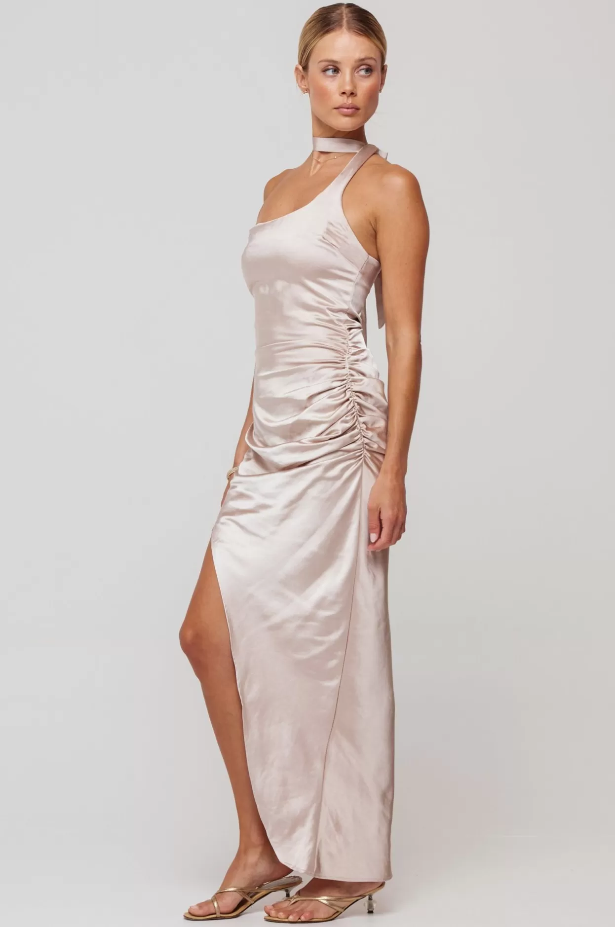 nicole_midi_in_champagne_5.webp Flash Sale Nicole Midi In Champagne Women Dresses