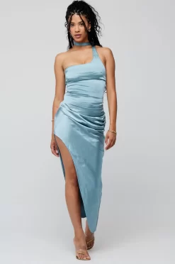 Cheap Nicole Midi In Slate Women Dresses