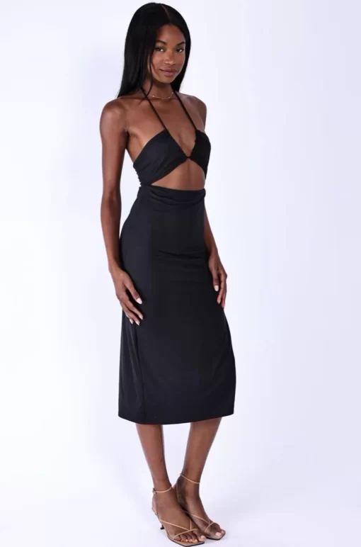 Cheap Nikki Dress In Black Women Dresses