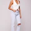 Cheap Noah Vest In White Women Tops