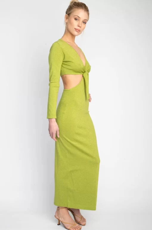 Online Noelle Maxi In Lime Women Dresses