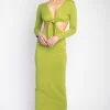 Online Noelle Maxi In Lime Women Dresses