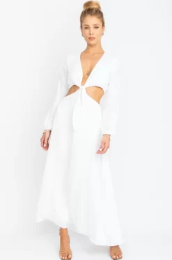 Best Sale Noelle Maxi In White Women Dresses