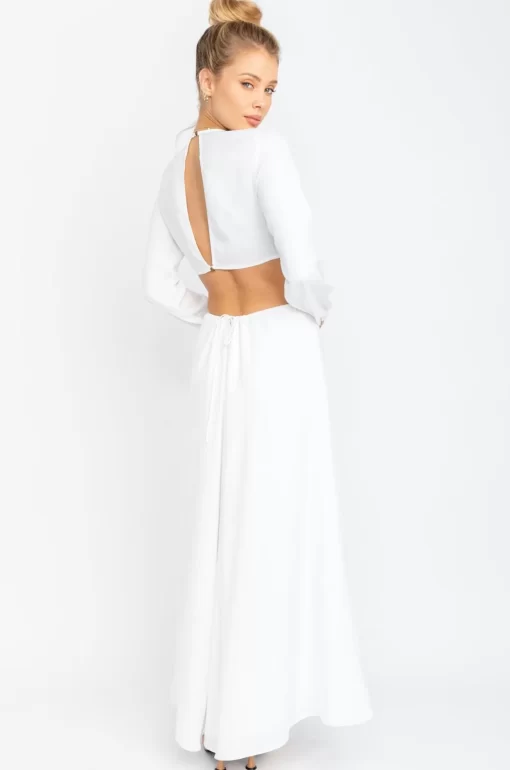 Best Sale Noelle Maxi In White Women Dresses