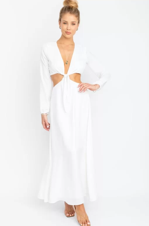 Best Sale Noelle Maxi In White Women Dresses