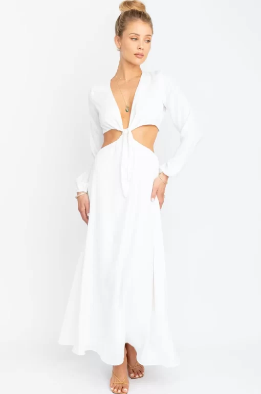 Best Sale Noelle Maxi In White Women Dresses