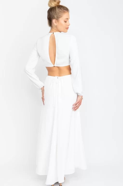 Best Sale Noelle Maxi In White Women Dresses