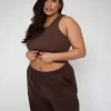 Fashion Og Tank In Brown Women Tops