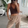 Cheap Ozzy Tank In Brown Women Tops