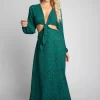 Best Sale Noelle Maxi Dress - Seabrook Green Maxi Dress With Sleeves Women Dresses