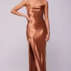 Sale River Slip In Copper Women Dresses