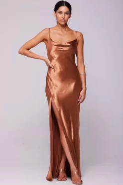 Sale River Slip In Copper Women Dresses