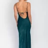 Clearance River Slip In Emerald Women Dresses