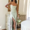 Flash Sale River Slip In Sage Women Dresses