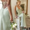 Flash Sale River Slip In Sage Women Dresses