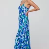 Store Rose Maxi In Aqua Women Dresses