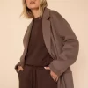 Sale Ryder Coat In Taupe Women Tops