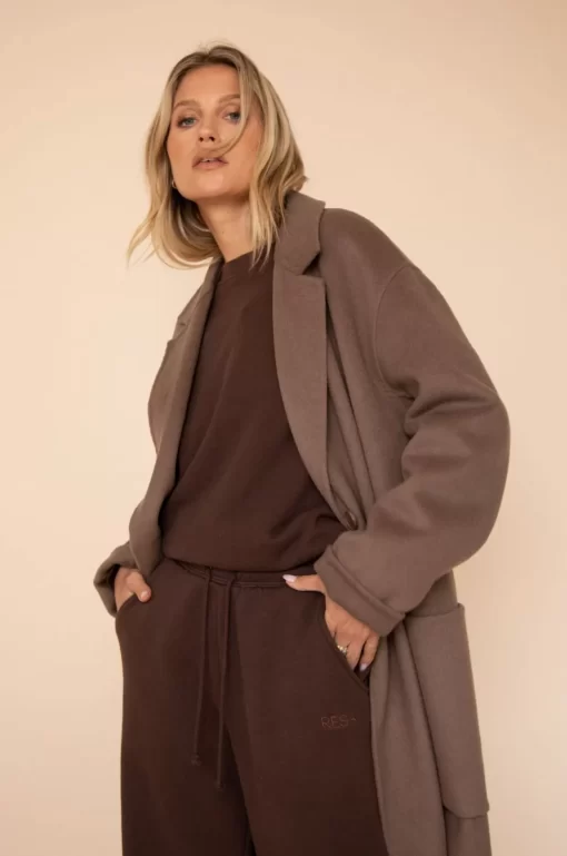 Sale Ryder Coat In Taupe Women Tops