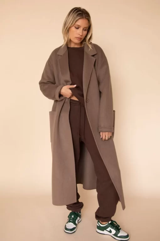 Sale Ryder Coat In Taupe Women Tops