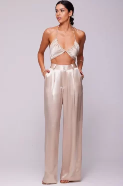 Best Sale Sasha Trouser In Champagne Women Bottoms