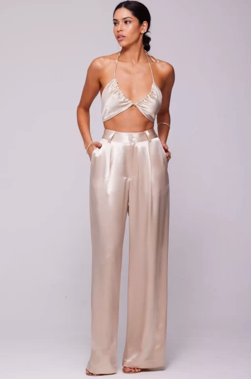 Best Sale Sasha Trouser In Champagne Women Bottoms