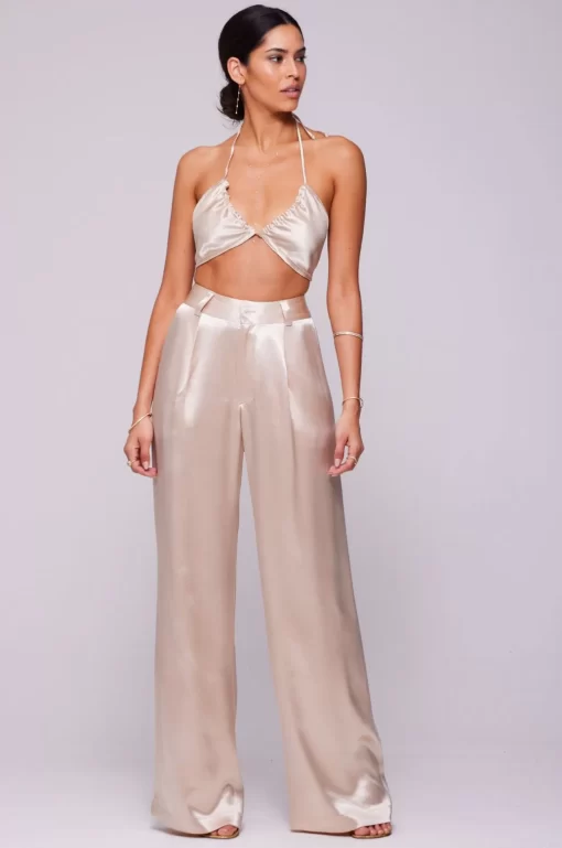 Best Sale Sasha Trouser In Champagne Women Bottoms