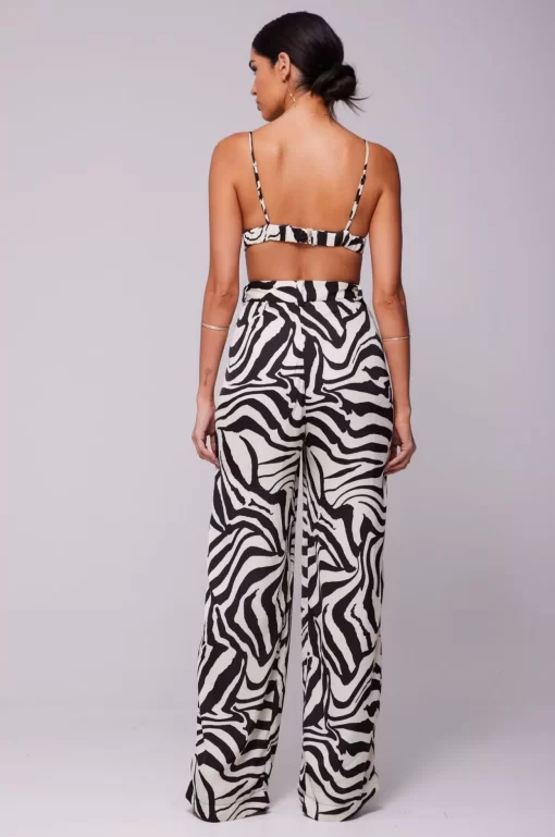 Fashion Sasha Trouser In Tigris Women Bottoms