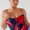 New Sienna Corset In Picasso Women Tops