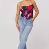 New Sienna Corset In Picasso Women Tops