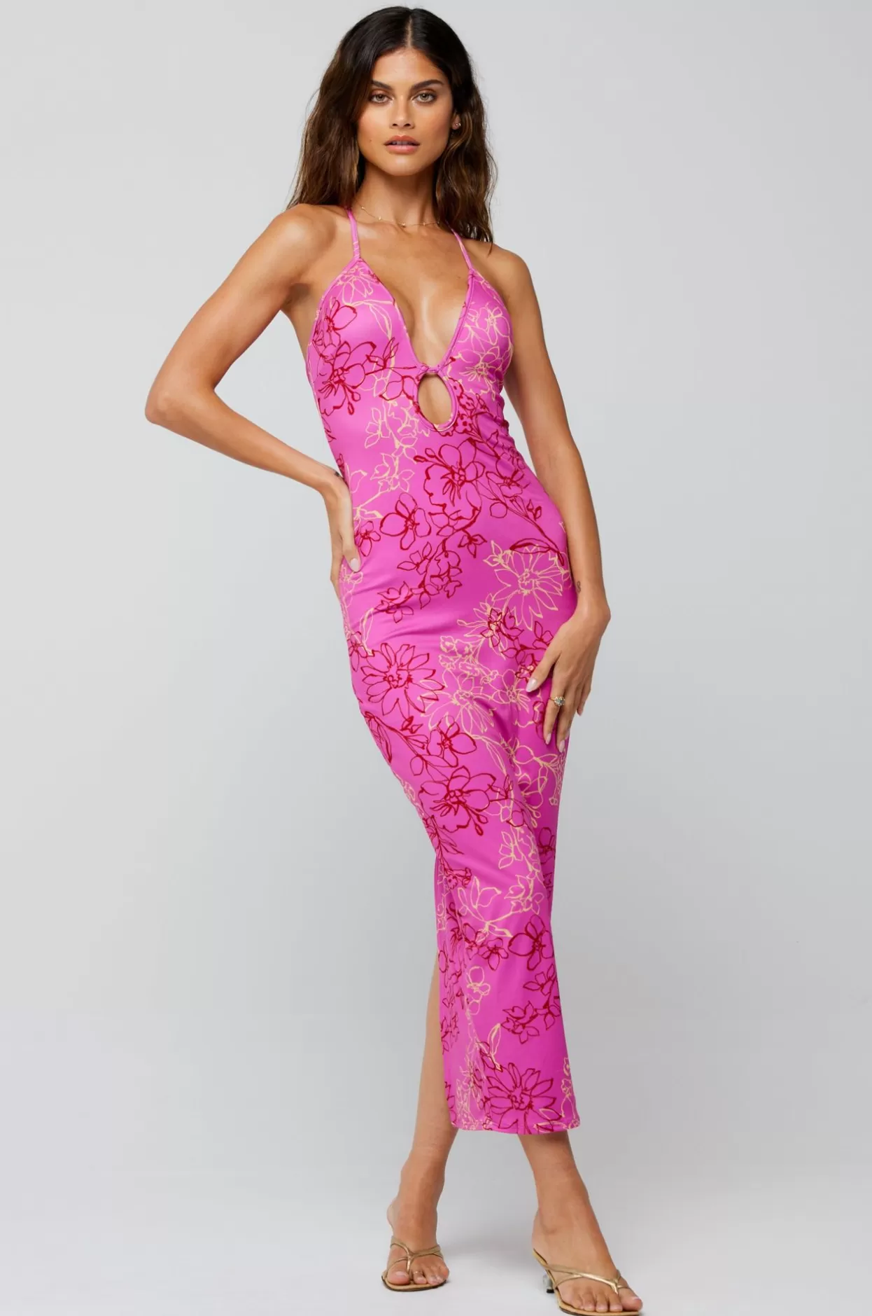 sophia_midi_in_azalea_4.webp Discount Sophia Midi In Azalea Women Dresses