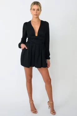 Best Sale Stevie Romper In Black Women Dresses