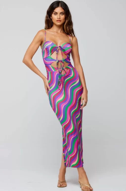 Sale Summer Midi In Candy Women Dresses