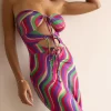 Sale Summer Midi In Candy Women Dresses