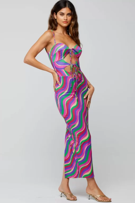 Sale Summer Midi In Candy Women Dresses