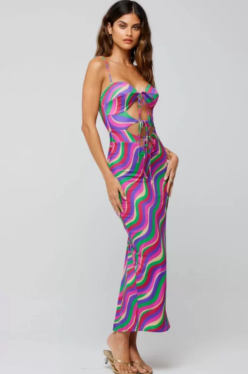 Sale Summer Midi In Candy Women Dresses