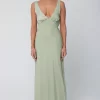 Flash Sale Violet Maxi In Sage Women Dresses