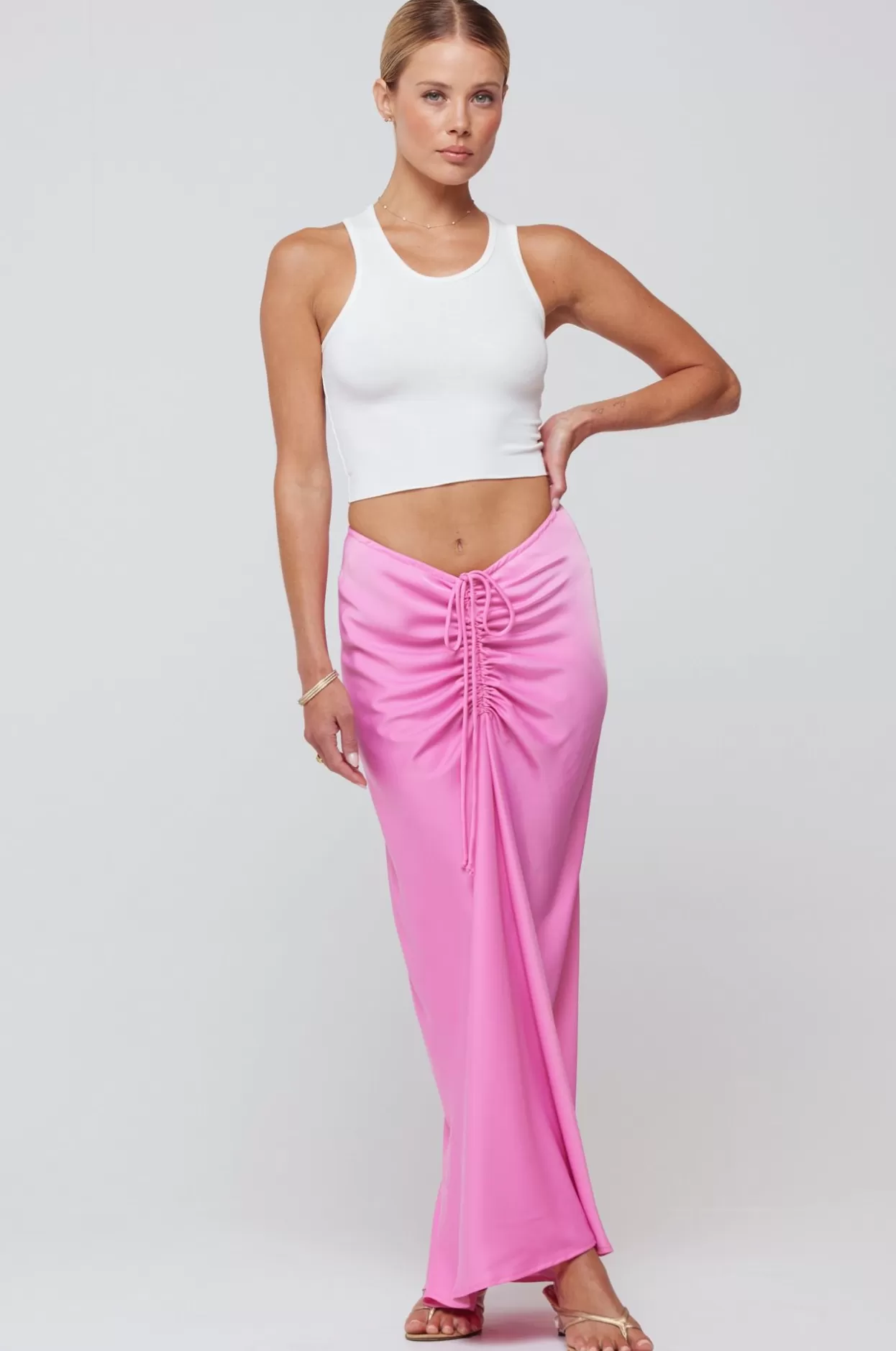 ziggy_skirt_in_dragon_fruit_0.webp Sale Ziggy Skirt In Dragon Fruit Women Bottoms