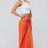 Discount Ziggy Skirt In Papaya Women Bottoms