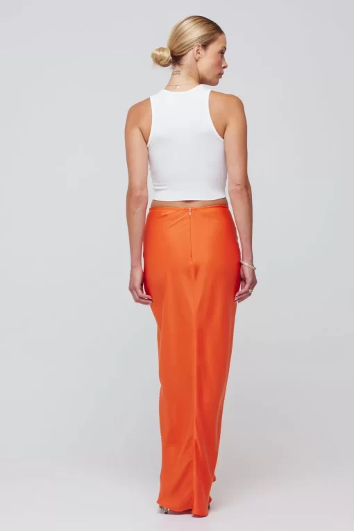 Discount Ziggy Skirt In Papaya Women Bottoms