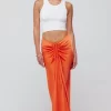 Discount Ziggy Skirt In Papaya Women Bottoms